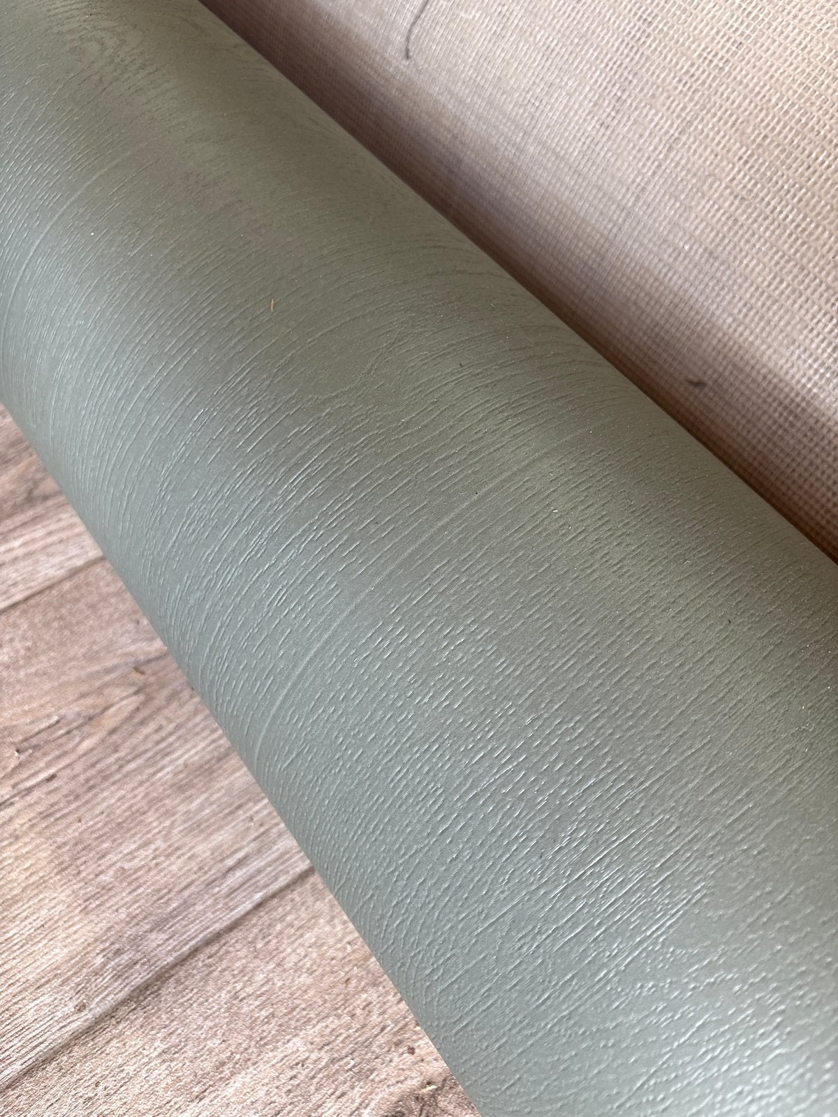 €7,15 per m2 Nieuw vinyl vloerbedekking 10,5m x 4m, Ophalen, Nieuw, Groen, 200 cm of meer