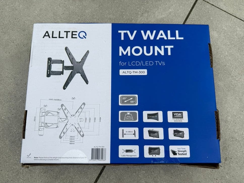 ALLTEQ TV Muurbeugel voor LCD/LED TV's (23"-55"), Ophalen, Nieuw