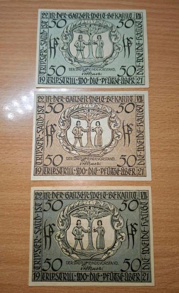 Duits Notgeld Triptis Noodgeld, Ophalen of Verzenden, Duitsland