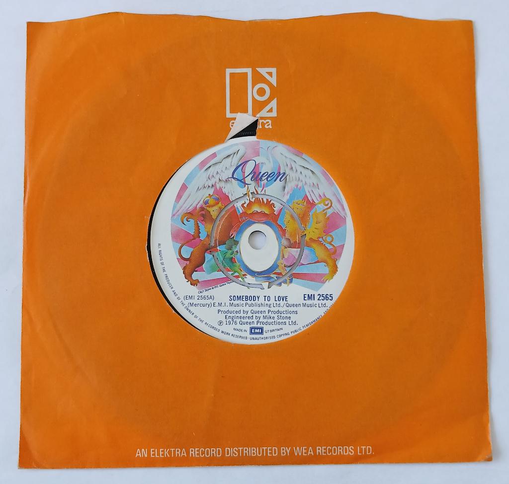 Queen - Somebody to love, Cd's en Dvd's, Vinyl Singles, Ophalen of Verzenden, Gebruikt, Pop