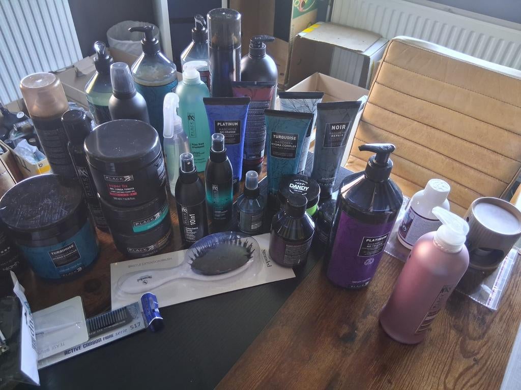 Grote collectie haarproducten en accessoires, Ophalen of Verzenden, Nieuw, Gel, Wax, Haarlak of Mousse