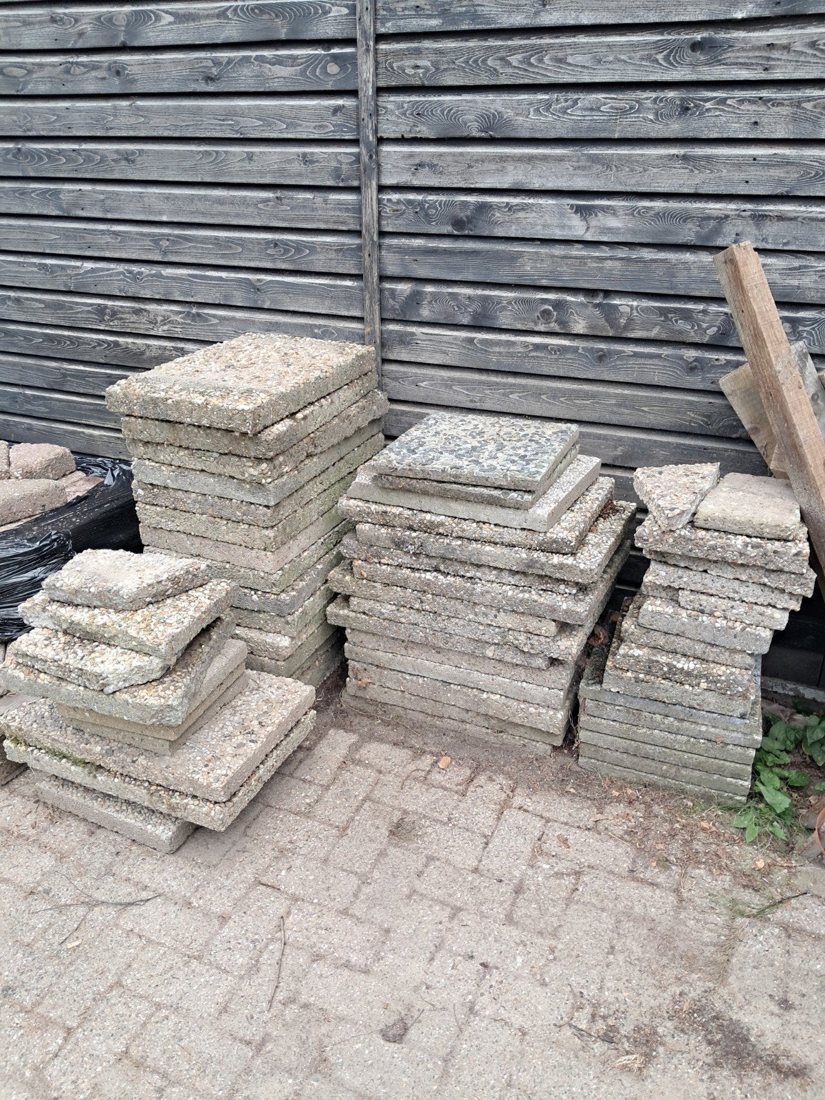 grindtegels, Ophalen, Gebruikt, 10 m² of meer, Grind