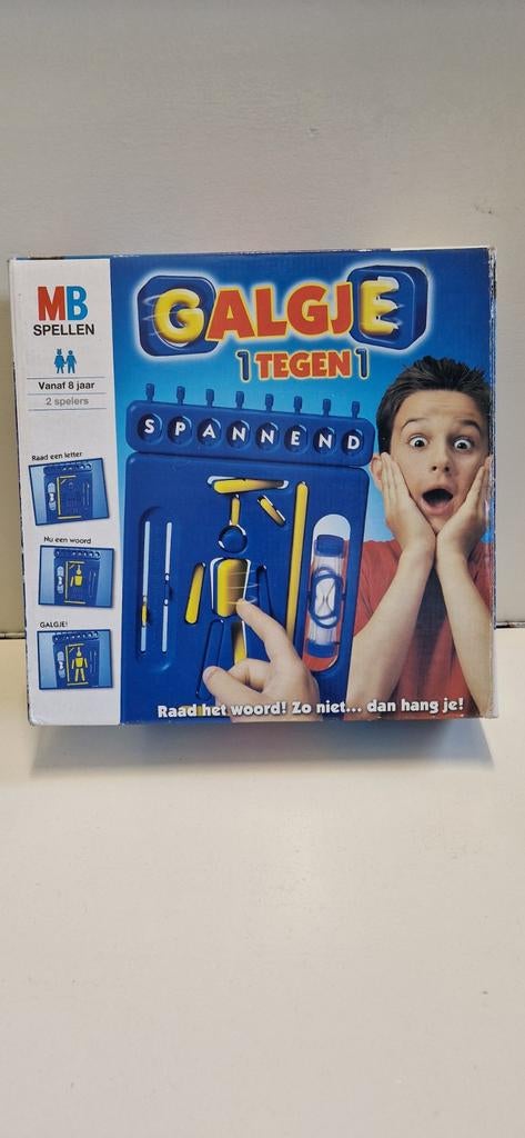 Galgje 1 tegen 1 - woordraadspel, Een of twee spelers, Ophalen of Verzenden, Gebruikt, MB Spellen
