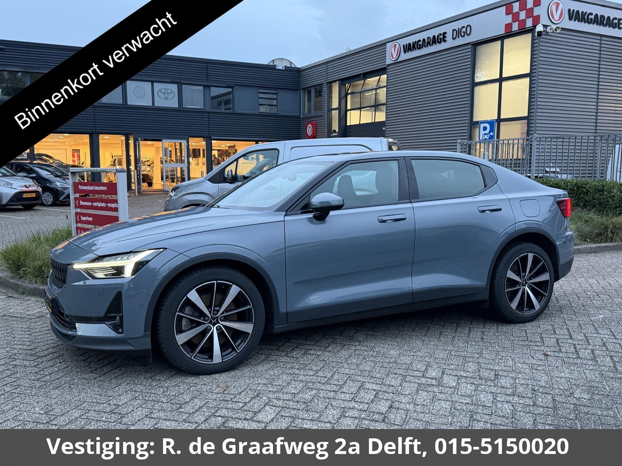 Polestar 2 Long Range Dual Motor Launch Edition 78kWh, Auto's, Polestar 2, Stof, Gebruikt, Origineel Nederlands