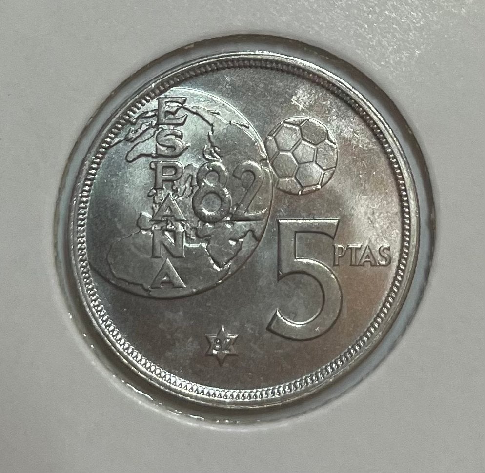 5 pesetas Spanje 1980, Ophalen of Verzenden, Overige landen