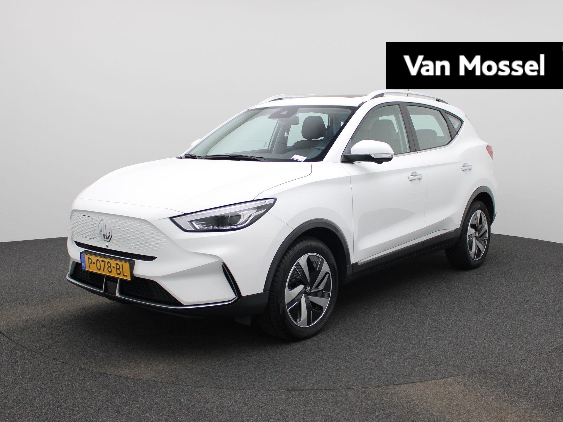 MG ZS EV Long Range Luxury 70 kWh | Apple Carplay/Android Au, Auto's, MG, 12 maanden, Gebruikt, ZS, Wit