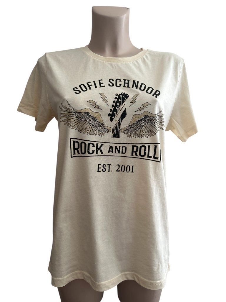 Sofie Schnoor shirt M, Maat 38/40 (M), Beige, Ophalen of Verzenden, Zo goed als nieuw