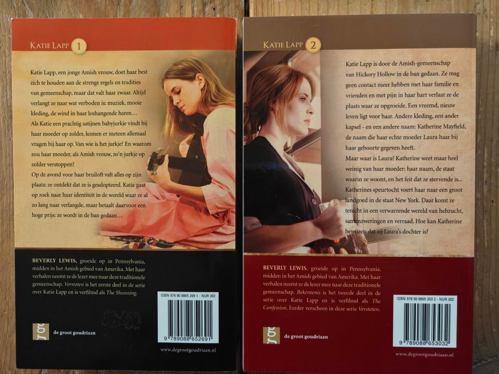 Deel 1 en 2 van de: Katie Lapp serie., Ophalen of Verzenden, Zo goed als nieuw