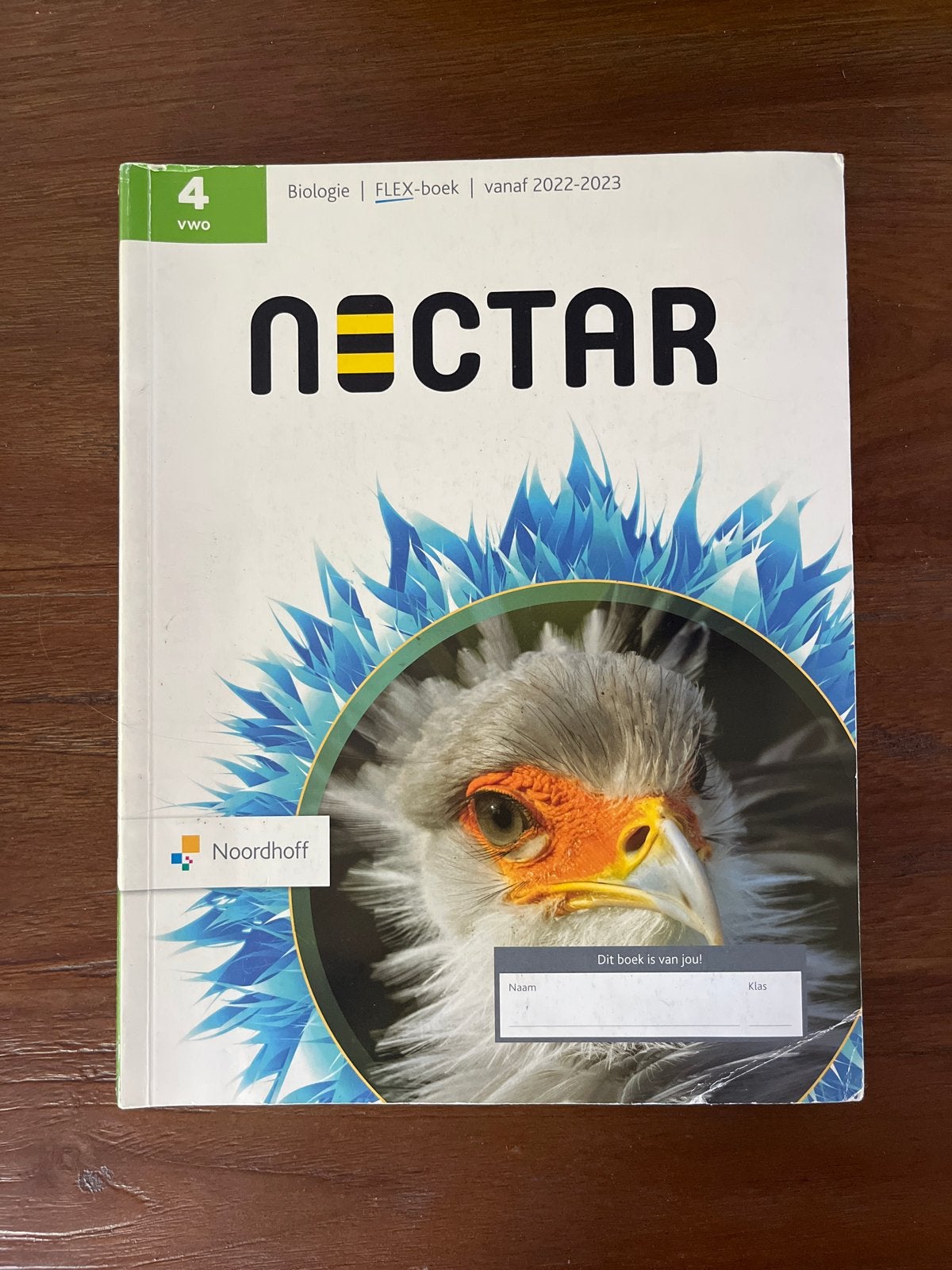Nectar Biologie FLEX-boek 4 VWO, Ophalen of Verzenden, Zo goed als nieuw, VWO, Biologie