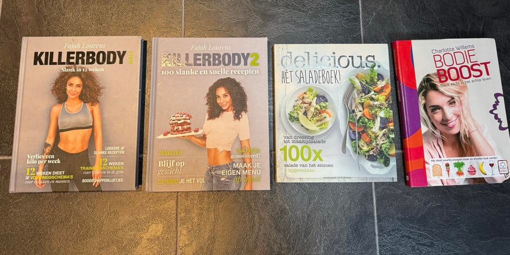 Afval boeken - Killerbody, Delicious, Bodie Boost, Boeken, Ophalen, Gelezen, Dieet en Voeding
