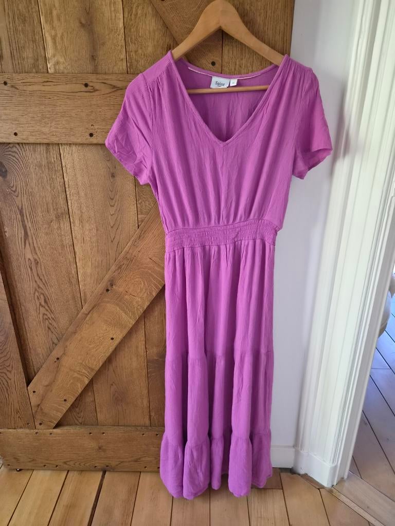 Saint Tropez Dames Jurk zomer, Ophalen of Verzenden, Zo goed als nieuw, Maat 38/40 (M), Onder de knie