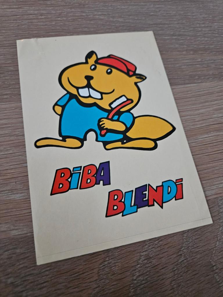 Biba Blendi sticker, Ophalen of Verzenden, Zo goed als nieuw