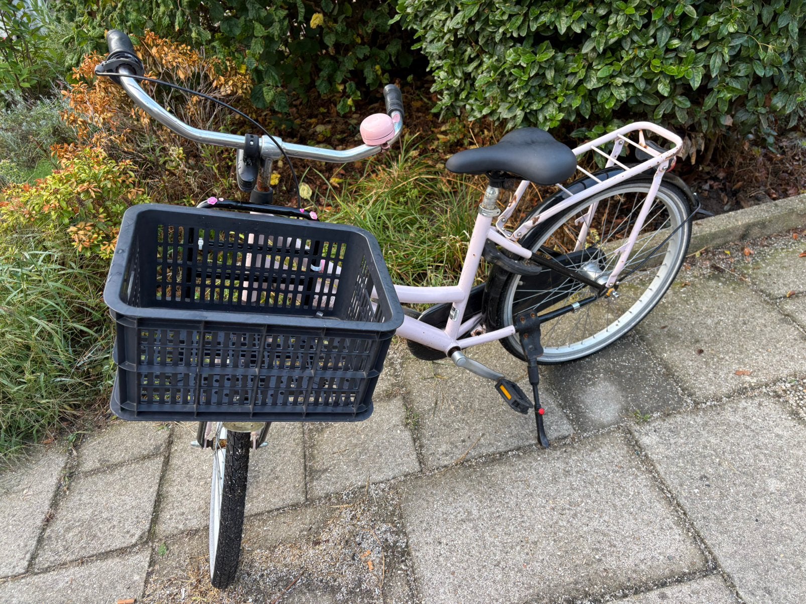 Kinderfiets roze 24 inch, Ophalen, Gebruikt, 24 inch, Versnellingen