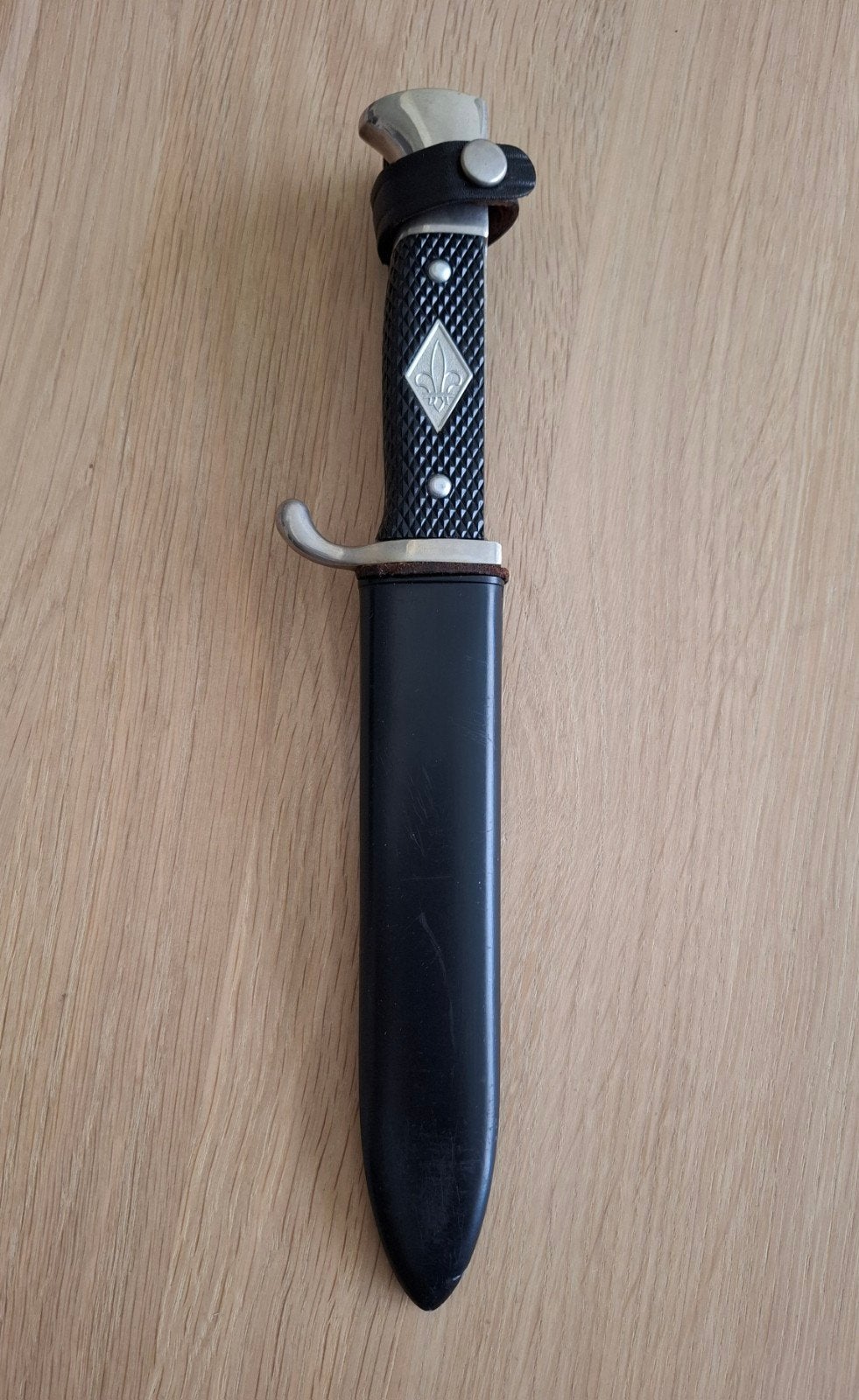 Vintage Padvindersmes C. Schlieper Solingen Germany, Verzenden, Overige soorten, Duitsland, Mes of Dolk