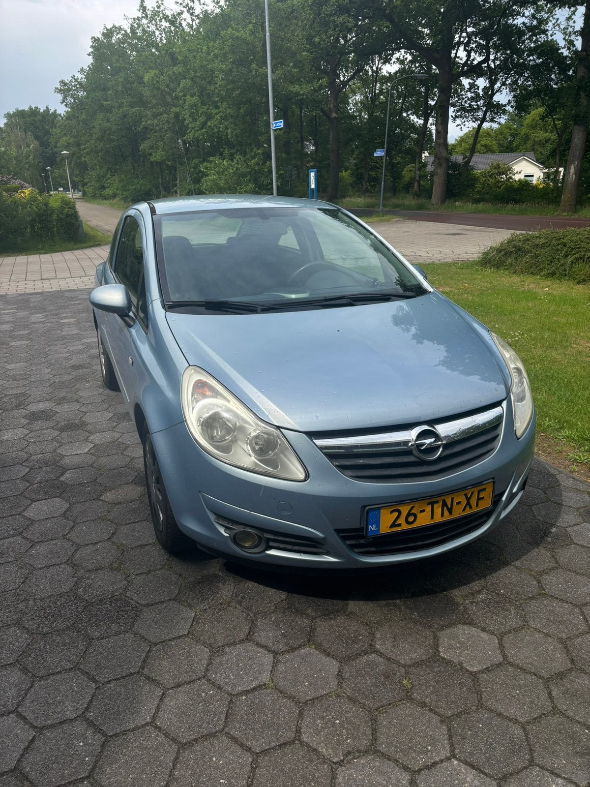 Opel Corsa 1.2 16V 3D WR 2006 Blauw, Voorwielaandrijving, 40 €/maand, 4 cilinders, Blauw