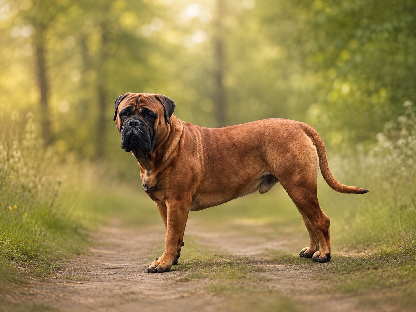 Bullmastiff Dekreu ( Bull mastiff), Parvo, Reu, 1 tot 2 jaar, Bulldog