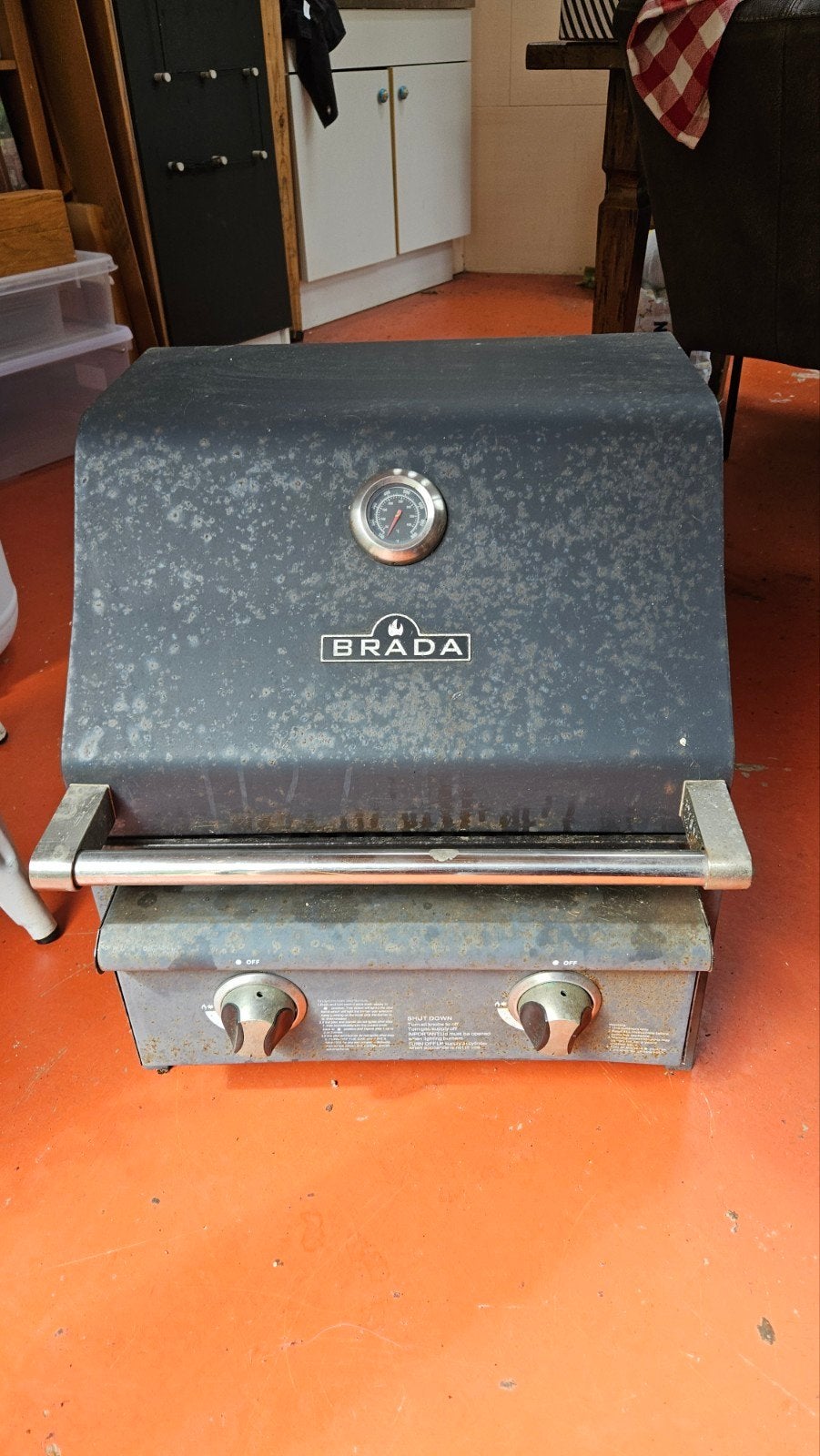 Brada Gasbarbecue - Compact en Gebruikt, Tuin en Terras, Ophalen, Gebruikt, Brada
