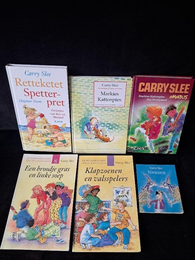 Carry slee vele boeken:omnibus markieskattenpies, Ophalen of Verzenden, Nieuw, Fictie algemeen