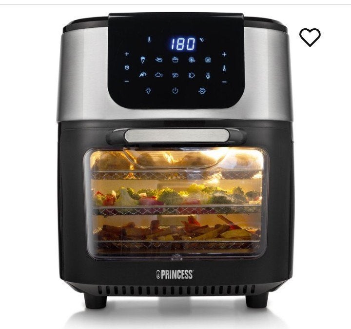 Princess 182075 Aerofryer Oven Deluxe - Inhoud 11 liter - Zw, Ophalen of Verzenden, Nieuw, Airfryer