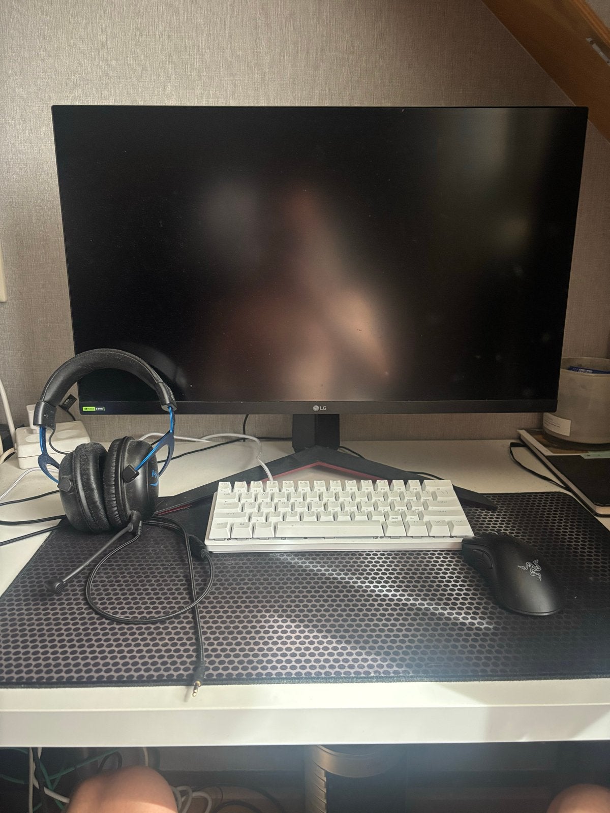 game set beeldscherm toetsen bord muis en headset, Ophalen, Zo goed als nieuw