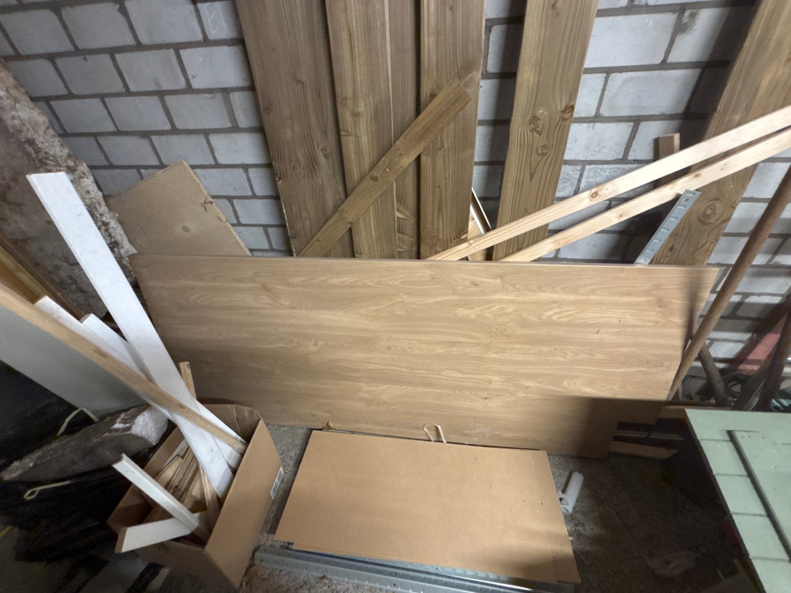 Eikenhouten plank - Zo goed als nieuw (bureau bijvoorbeeld), Ophalen, 25 tot 50 mm, Eiken, Zo goed als nieuw