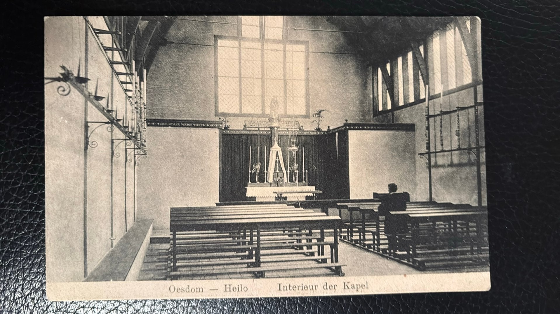 Heilo OESDOM Interieur der Kapel rond 1910, Ophalen of Verzenden, Voor 1920, Gelopen, Noord-Holland