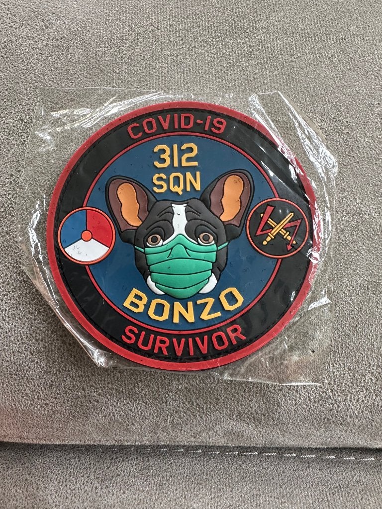 312 Sqn patch, Ophalen of Verzenden, Gebruikt, Patch, Badge of Embleem
