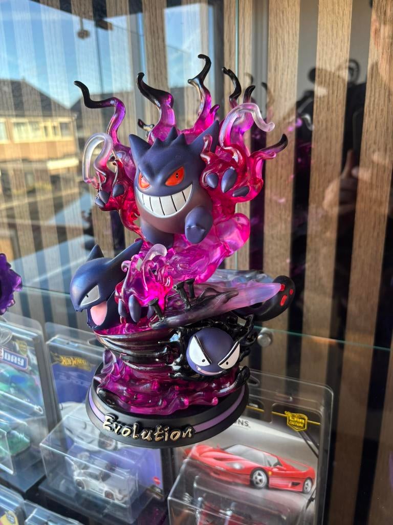 Pokemon Gengar Evolutie Beeld Vinyl/Resin, Ophalen of Verzenden, Zo goed als nieuw, Fantasy
