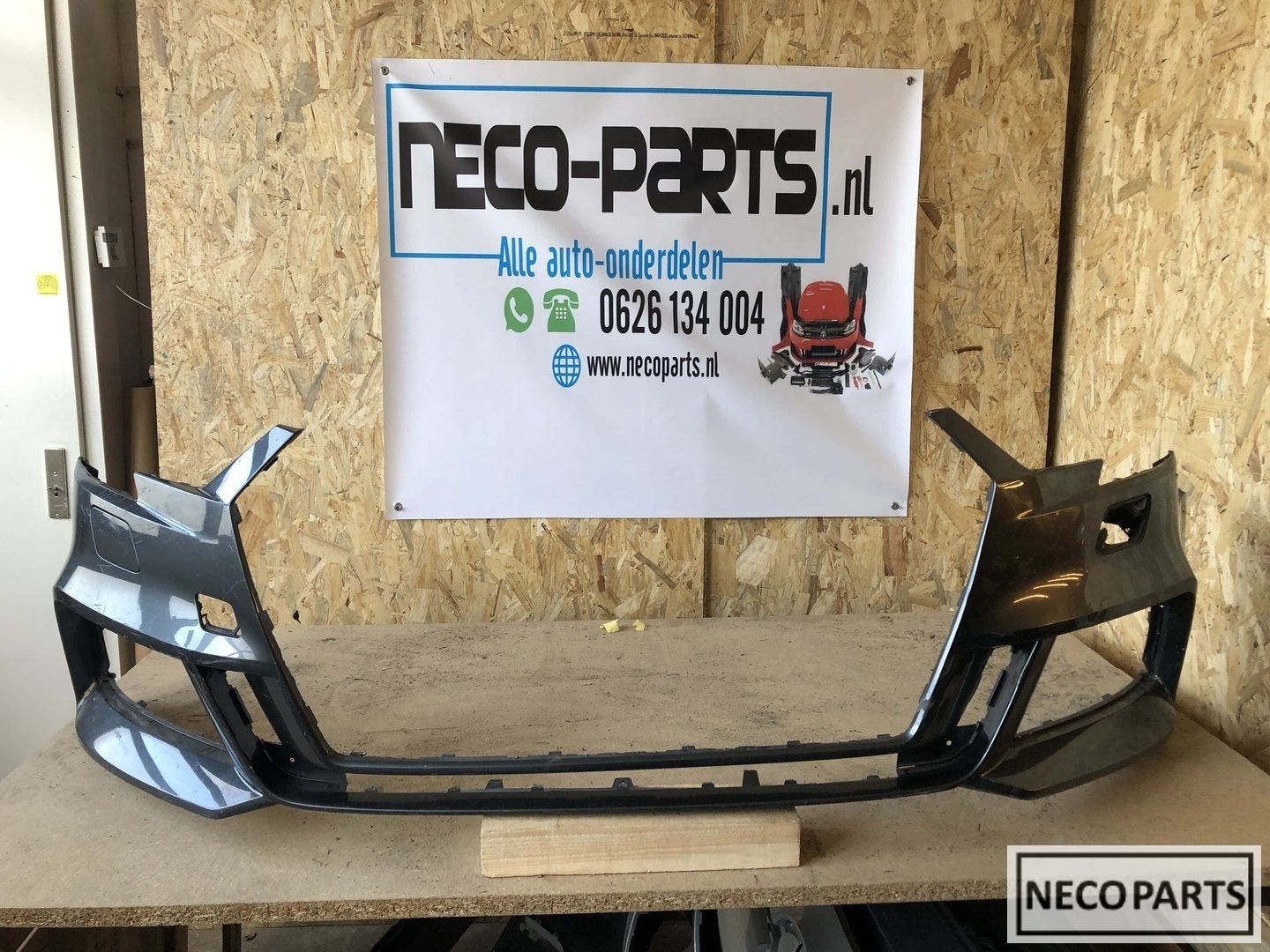 Audi A3 8v5 s3 S line facelift bumper 8V5807437AB, Ophalen, Gebruikt, -, Voor