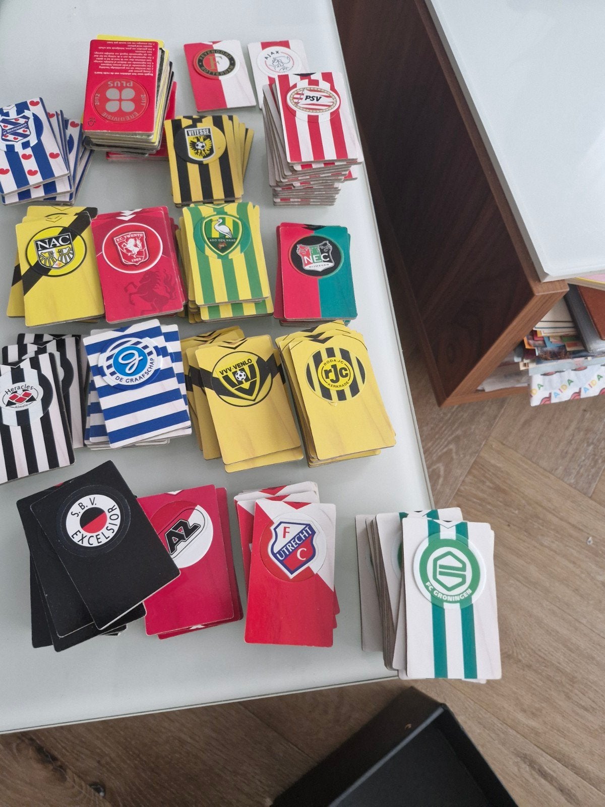 kavel Voetbal munten Eredivisie seizoen 2011-2012 - Compleet, Verzamelen, Ophalen of Verzenden, Gebruikt, Overige binnenlandse clubs