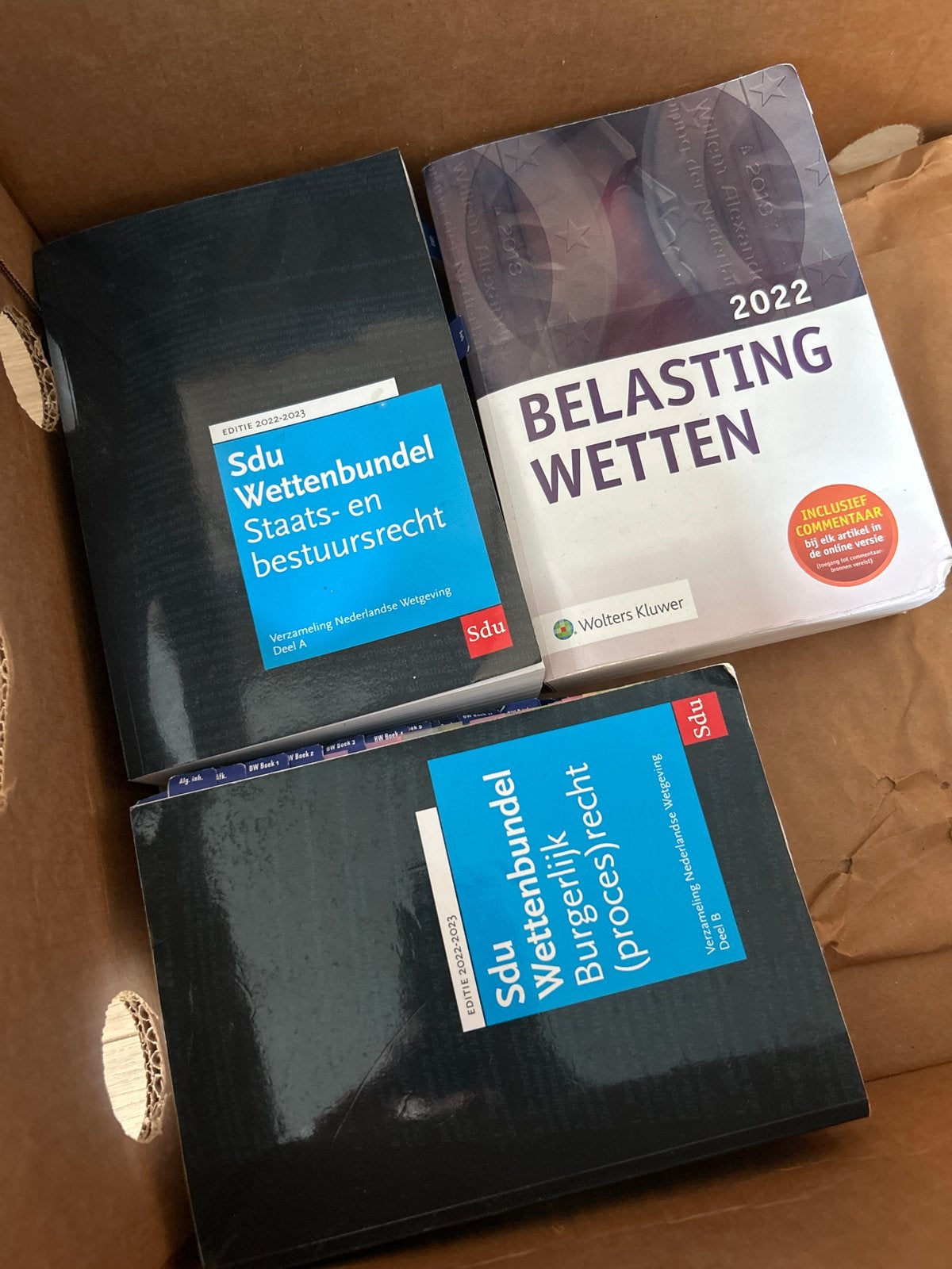 Wettenbundels 2022-2023: Staats-, Bestuurs- & Burgerlijk Rec, Ophalen, Gamma, Gelezen, HBO