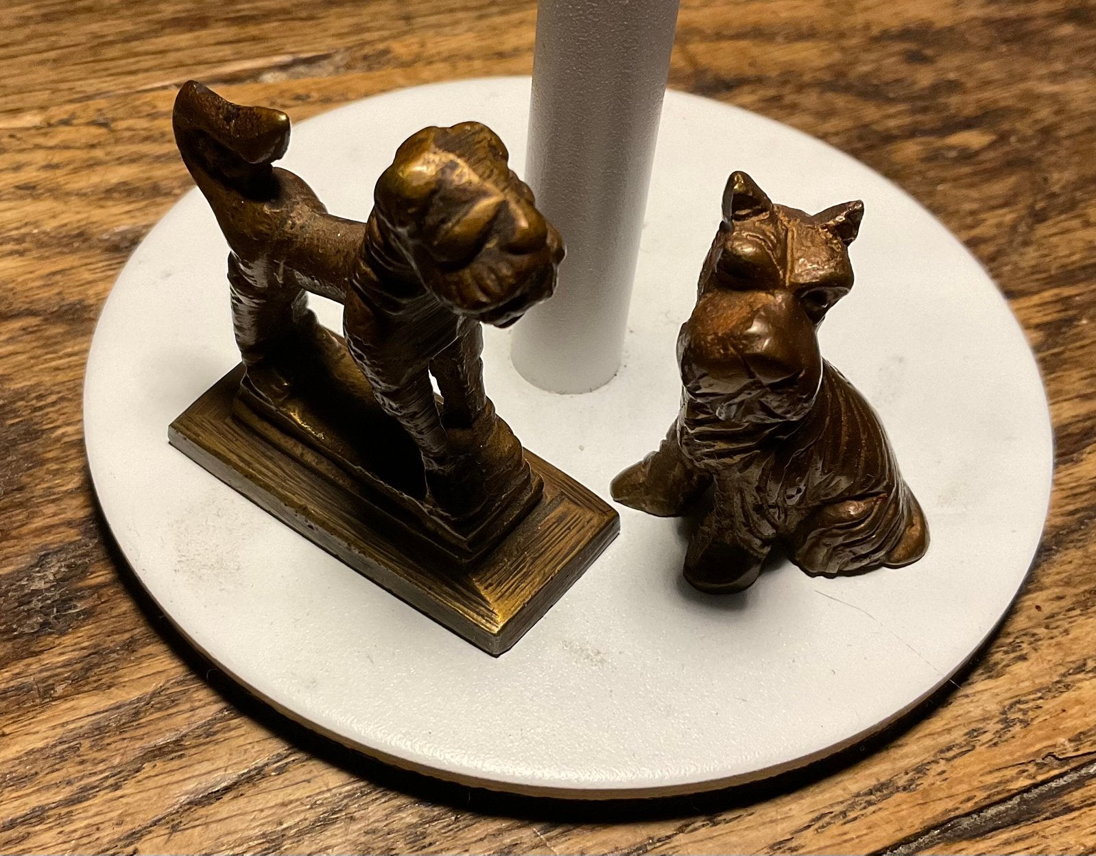 2 scottish terriers van messing, Ophalen of Verzenden
