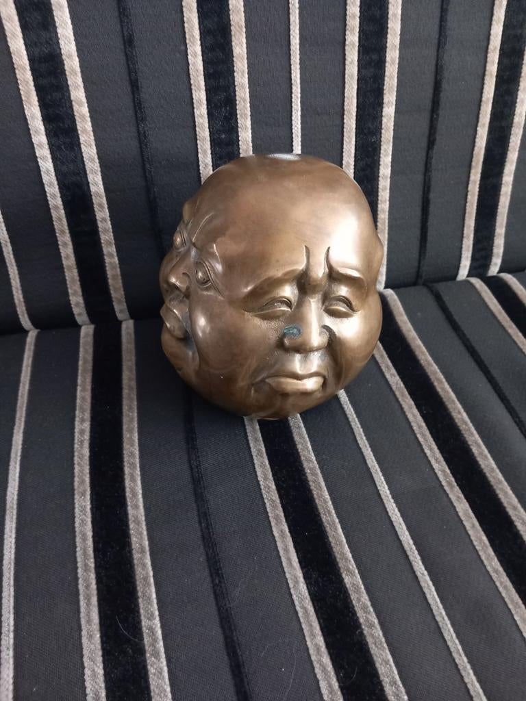 Budha brons. Patina. Azië  oud, Antiek en Kunst, Antiek | Koper en Brons, Ophalen of Verzenden
