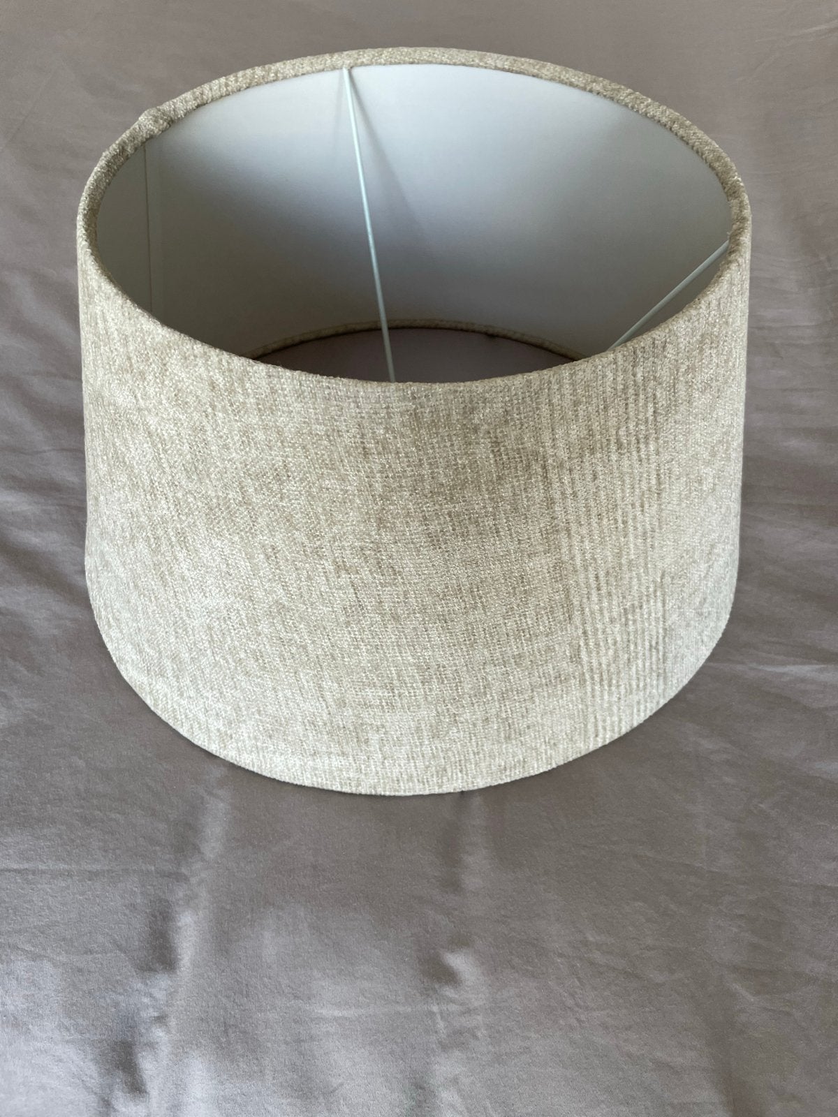 Riviera Maison Lampenkap Beige Rond, Ophalen, Beige, Rond, Zo goed als nieuw