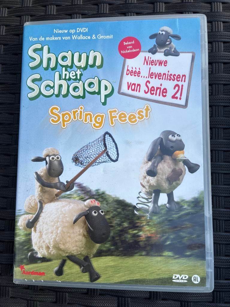 Shaun het Schaap - Spring Feest (Serie 2) DVD, Alle leeftijden, Ophalen of Verzenden, Zo goed als nieuw, Komedie