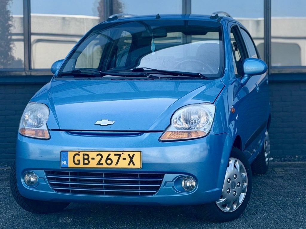 Chevrolet Matiz 0.8 Style |Airco |Nieuwe APK |Automaat |NAP, Auto's, Chevrolet, Stof, Gebruikt, Metallic lak, Blauw