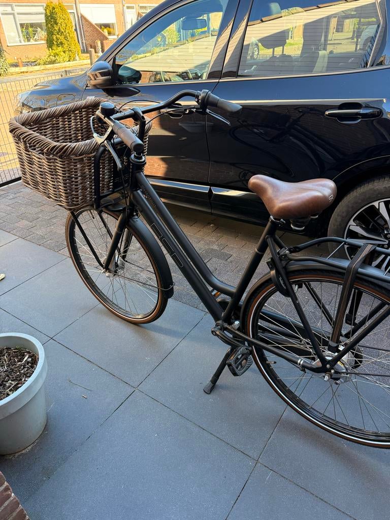 BSP Metropolis D TK7 damesfiets 7 versnellingen, mat zwart, Fietsen en Brommers, Fietsen | Dames | Damesfietsen, Velgrem, Versnellingen