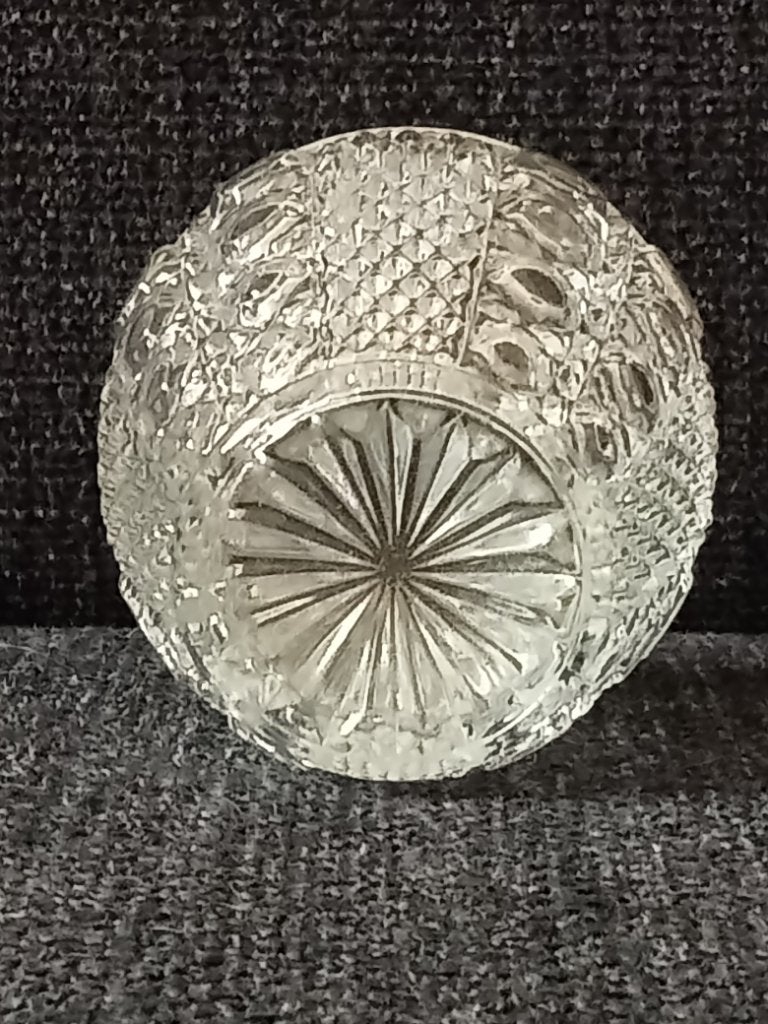 Lepel vaasje glas, Antiek en Kunst, Ophalen of Verzenden