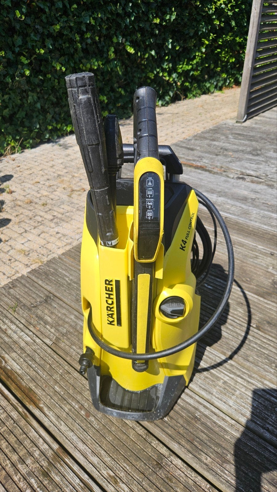 Kärcher K4 Full Control hogedrukreiniger met terrasreiniger, Ophalen of Verzenden, Gebruikt, Elektrisch, Kärcher