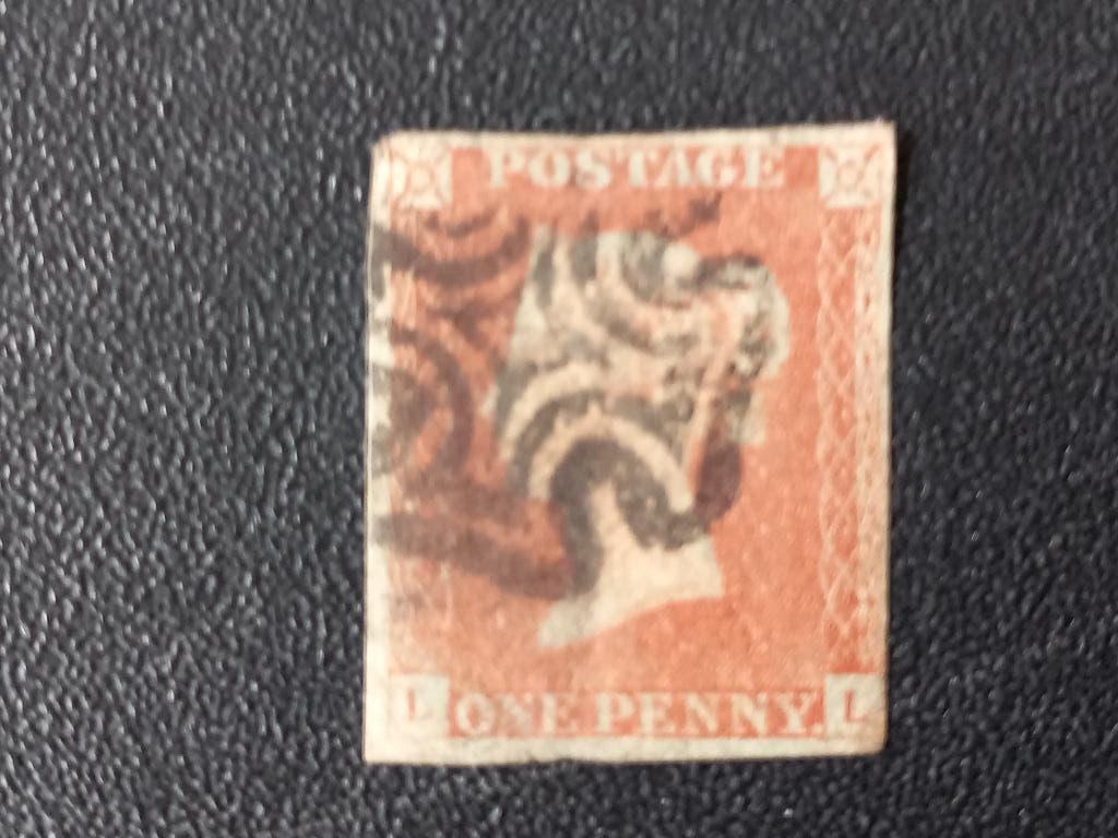 Engeland Victoria 1d red Maltezer Kruis, Verzenden, Gestempeld