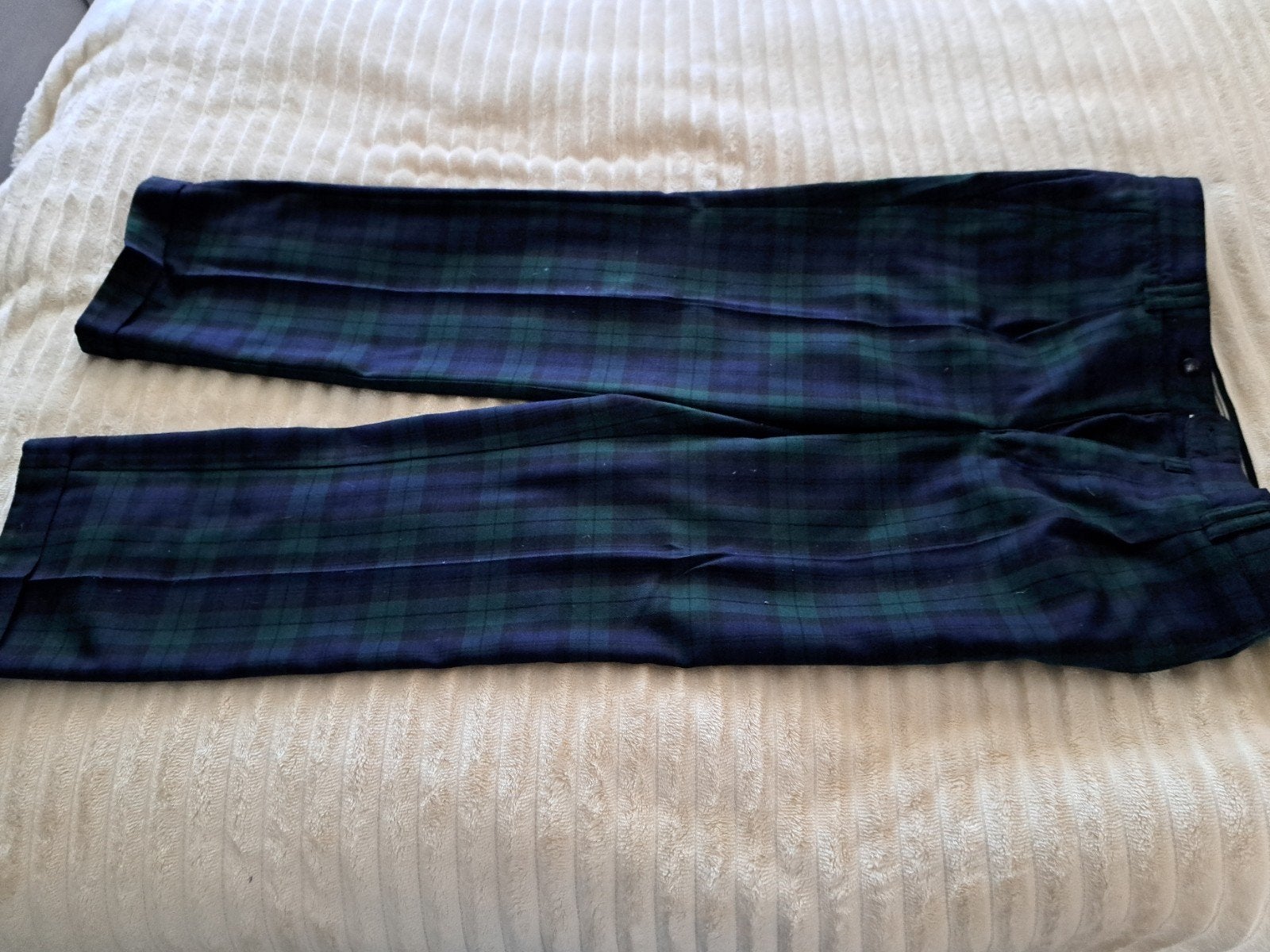 Heren pantalon - John Bardale - Blackwatch ruit, Blauw, Overige maten, Ophalen of Verzenden, John Bardale