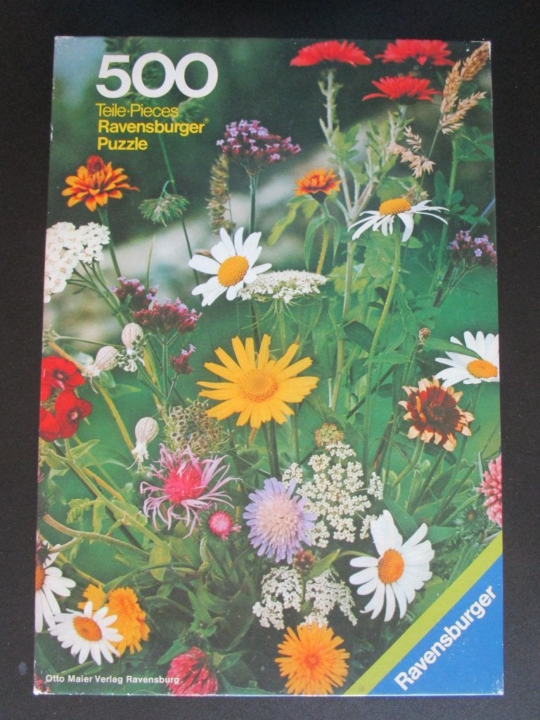 Ravensburger  puzzel - Bloemen / natuur - 500  -/- 2, Ophalen of Verzenden, 500 t/m 1500 stukjes, Gebruikt, Legpuzzel