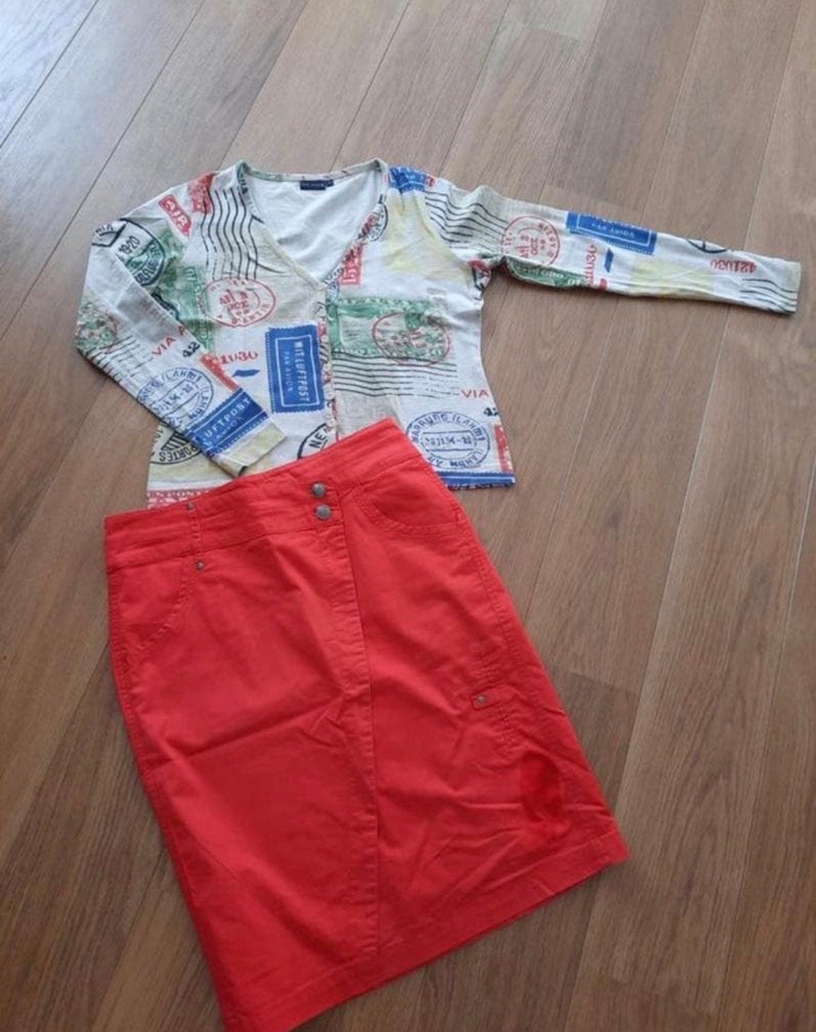 BLUE RIVER set:, Ophalen of Verzenden, Zo goed als nieuw, Maat 42/44 (L), Rood