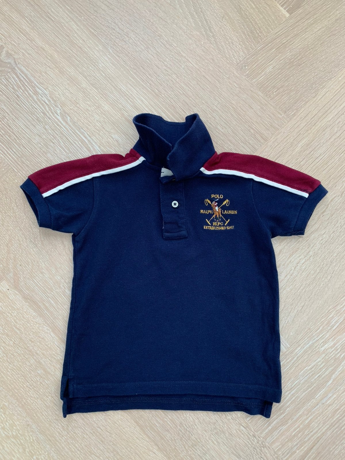 ZGAN: Poloshirt van Ralph Lauren maat 86 / 18 maanden., Ophalen of Verzenden, Zo goed als nieuw, Jongetje, Shirtje of Longsleeve