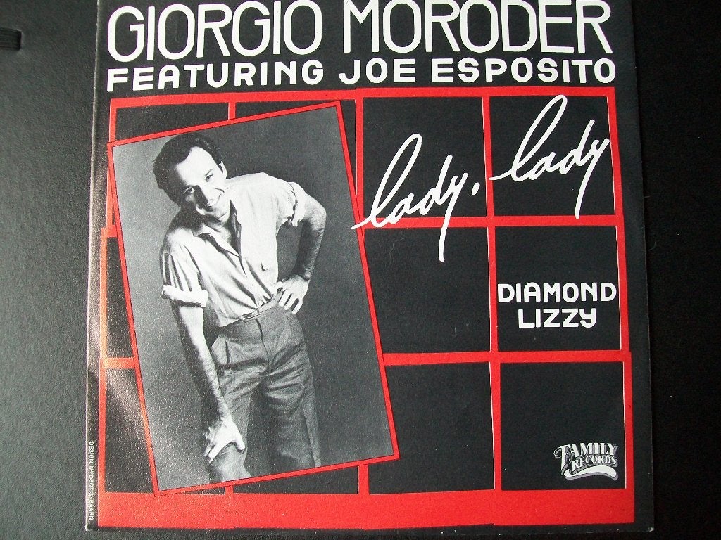 GIORGIO MORODER met Lady Lady 7 inch (1983) in nieuwstaat , Verzenden, 7 inch, Zo goed als nieuw, Pop