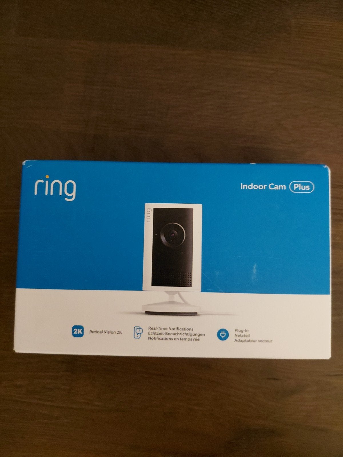 Ring Indoor Cam Plus 2K - Beveiligingscamera, Ophalen of Verzenden, Nieuw, Binnencamera