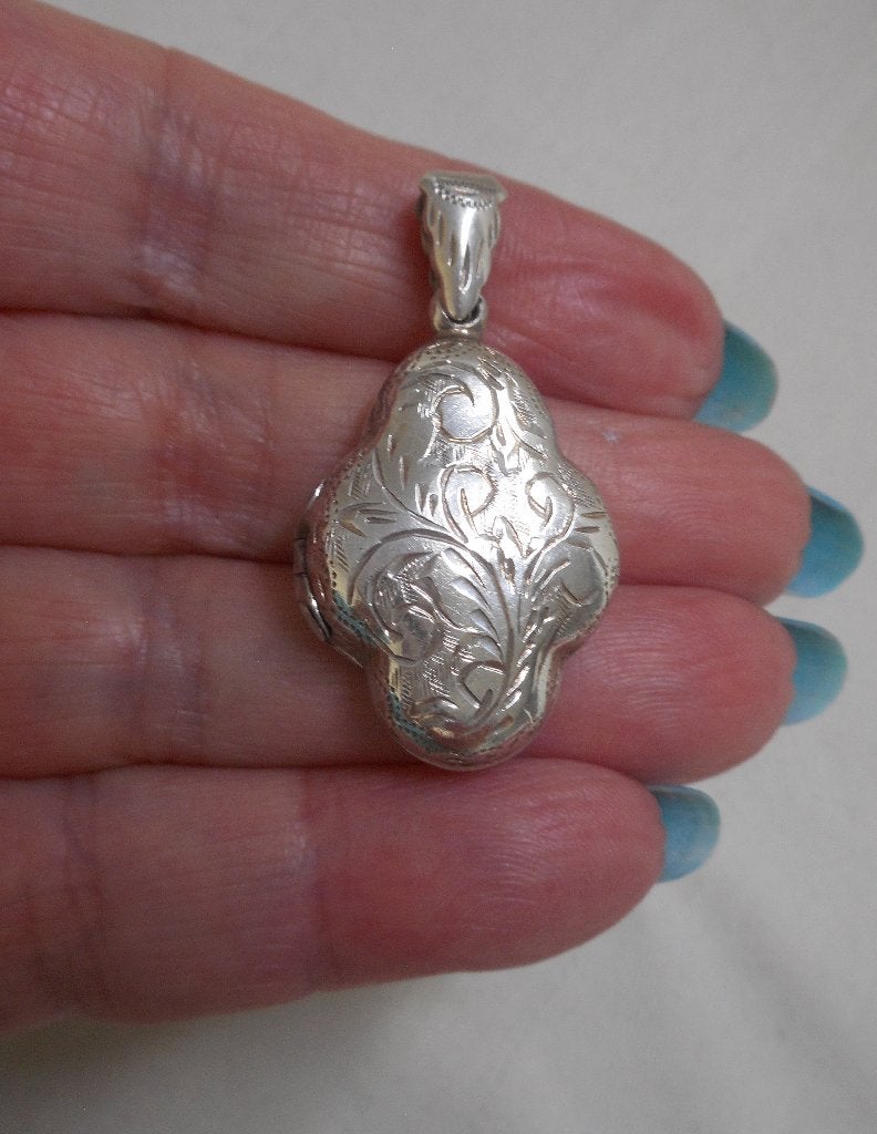 Sterling zilveren vintage medallion nr.403, Verzenden, Zo goed als nieuw, Zilver, Zilver