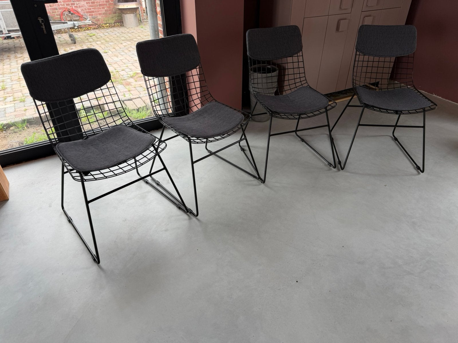 HK living draad stoelen 4x, Huis en Inrichting, Ophalen, Zo goed als nieuw, Vier