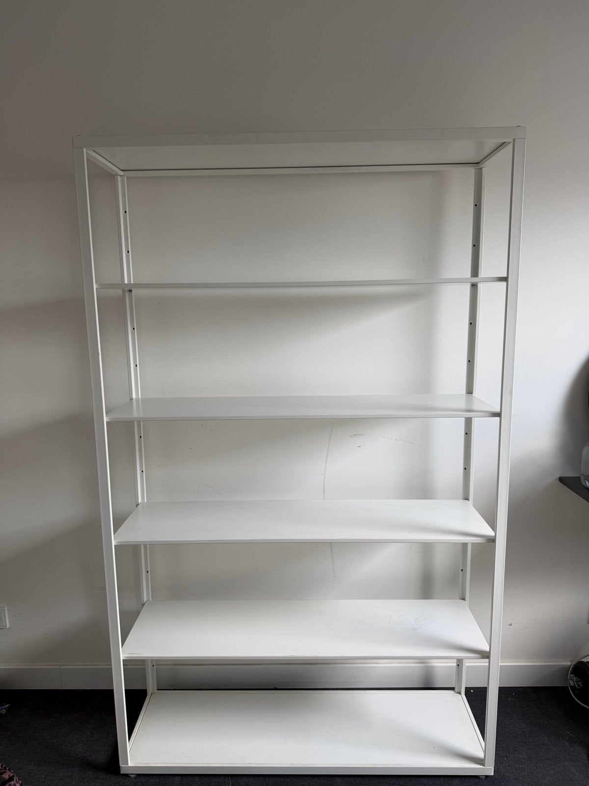 IKEA FJÄLKINGE Open Kast/Boekenkast - Wit, Ophalen, Met plank(en), Gebruikt, 200 cm of meer