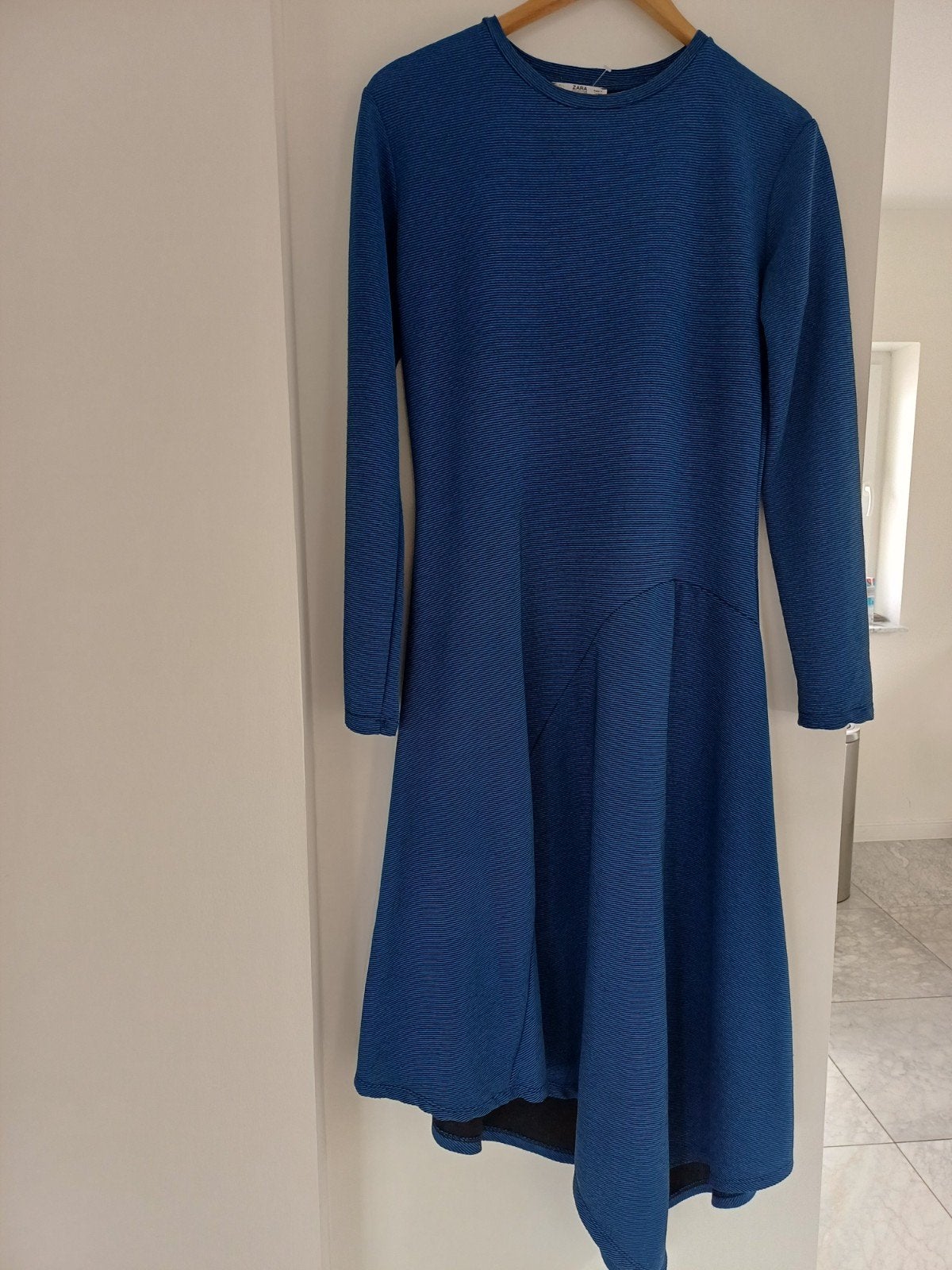 Zara jurk maat L, Blauw, Zara, Maat 42/44 (L), Ophalen of Verzenden